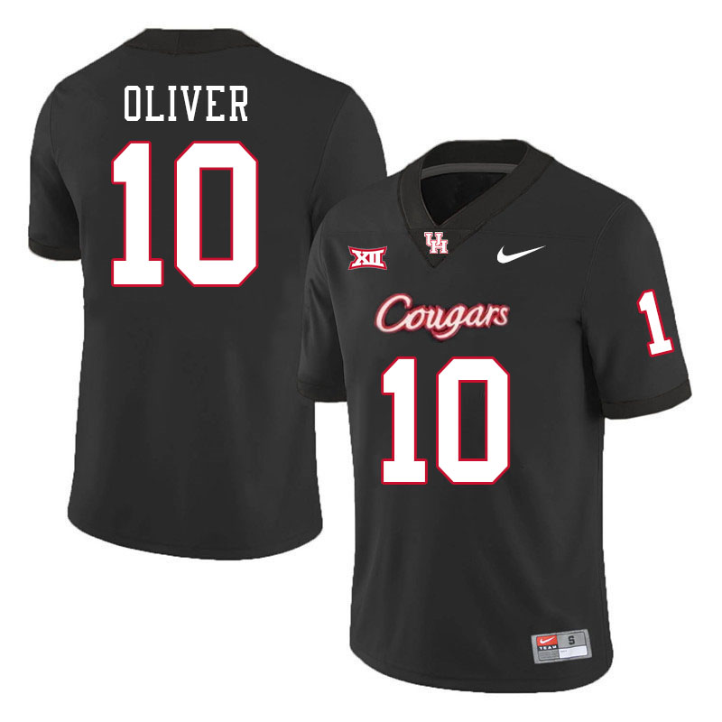 Ed Oliver Houston Jersey,Houston Cougars #10 Ed Oliver Jersey Youth College Uniforms-Black